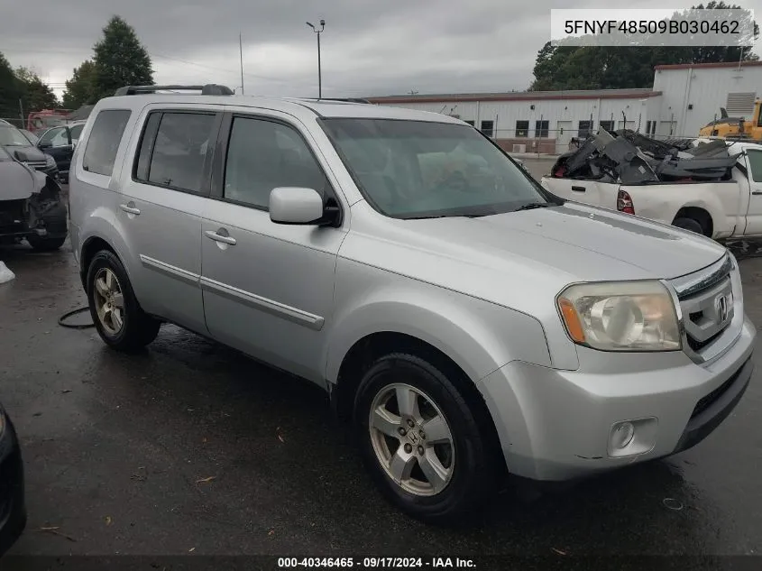 5FNYF48509B030462 2009 Honda Pilot Ex-L