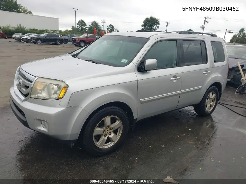 5FNYF48509B030462 2009 Honda Pilot Ex-L