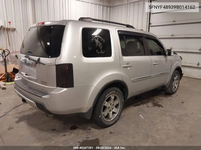 2009 Honda Pilot Touring VIN: 5FNYF48939B014162 Lot: 40347381