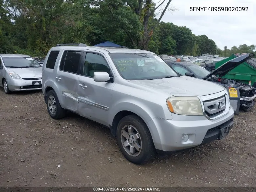 5FNYF48959B020092 2009 Honda Pilot Touring