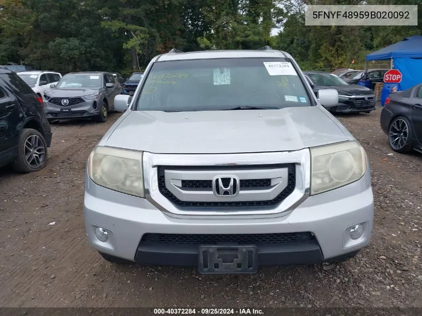 5FNYF48959B020092 2009 Honda Pilot Touring