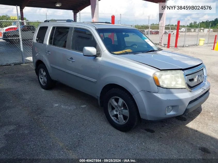 5FNYF38459B024576 2009 Honda Pilot Ex