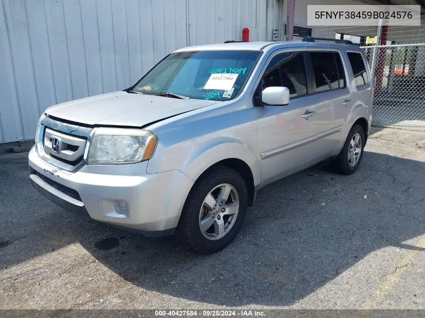 5FNYF38459B024576 2009 Honda Pilot Ex