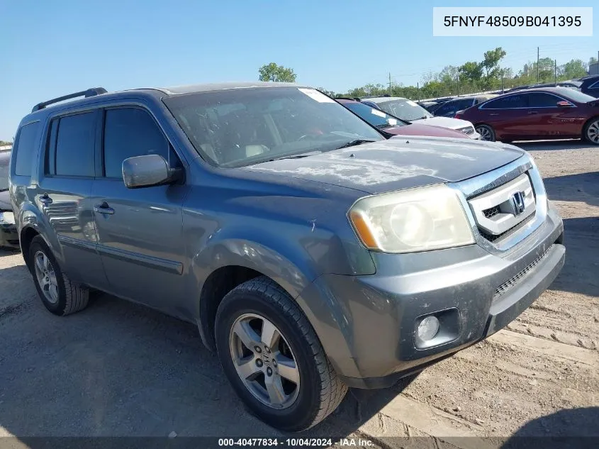 5FNYF48509B041395 2009 Honda Pilot Ex-L