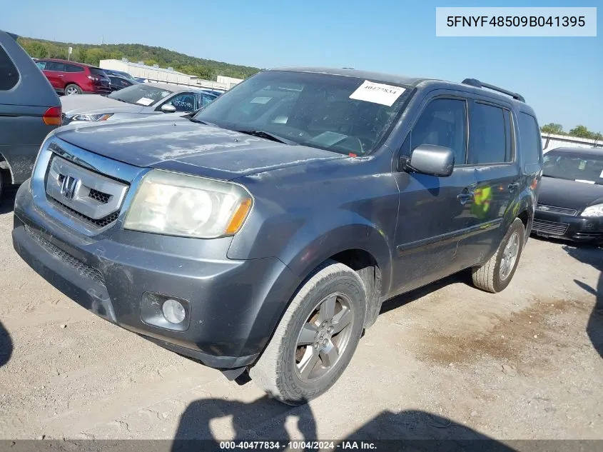 5FNYF48509B041395 2009 Honda Pilot Ex-L