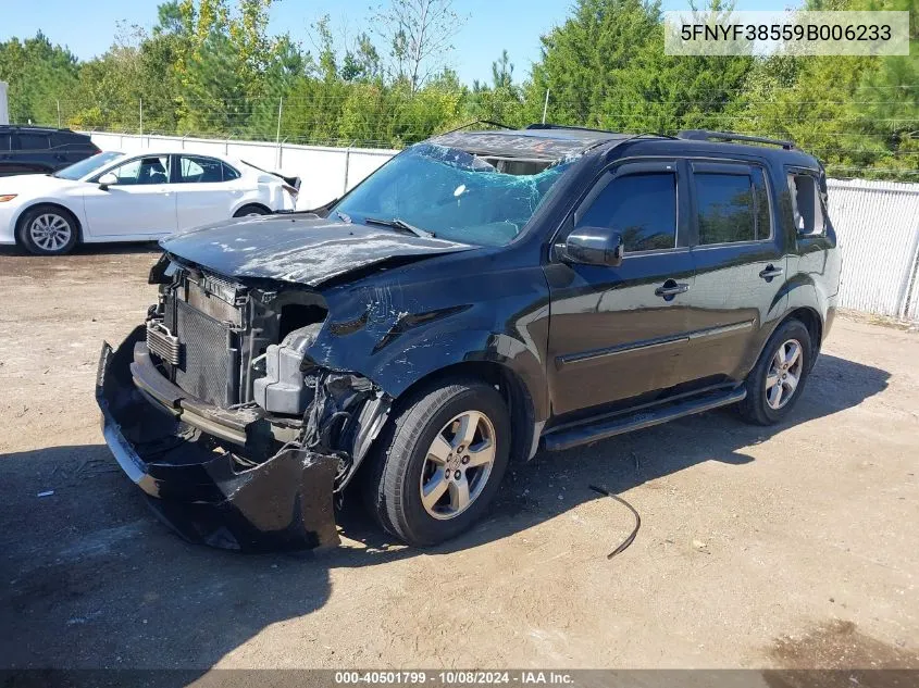 5FNYF38559B006233 2009 Honda Pilot Ex-L