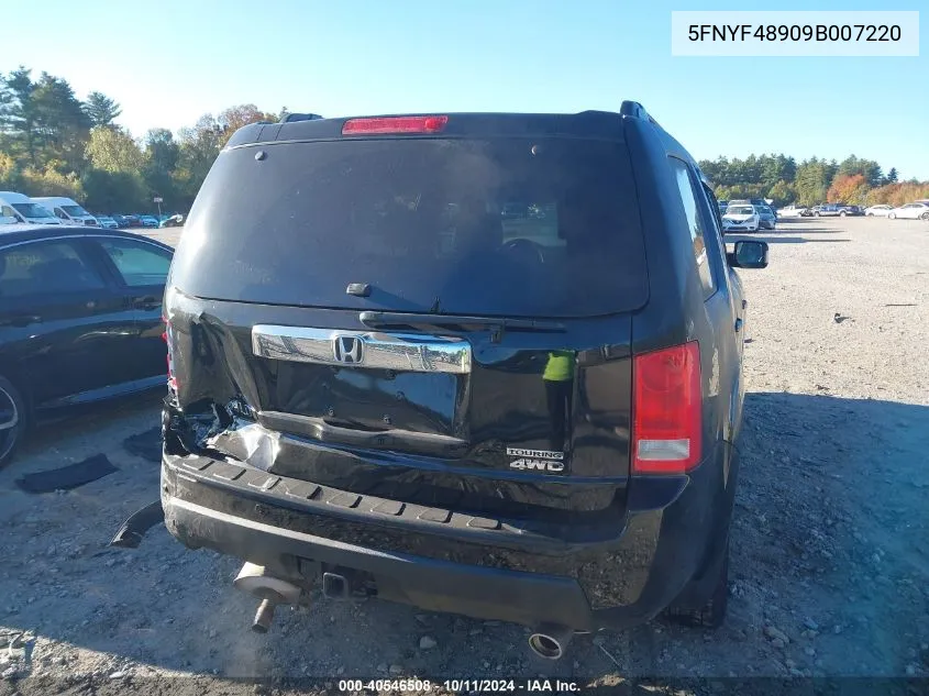 5FNYF48909B007220 2009 Honda Pilot Touring