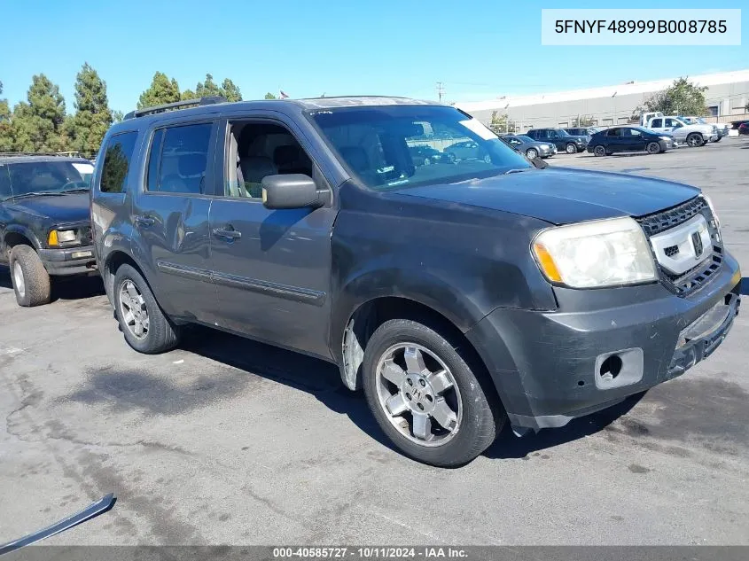 5FNYF48999B008785 2009 Honda Pilot Touring