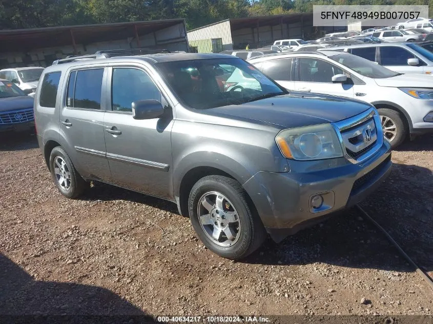 2009 Honda Pilot Touring VIN: 5FNYF48949B007057 Lot: 40634217