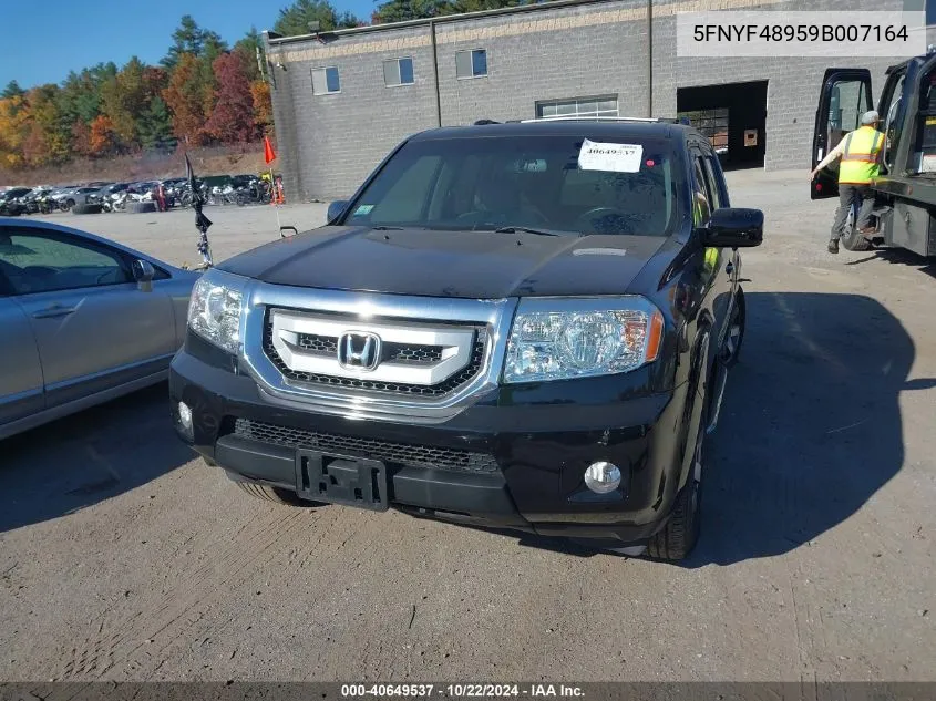 2009 Honda Pilot Touring VIN: 5FNYF48959B007164 Lot: 40649537