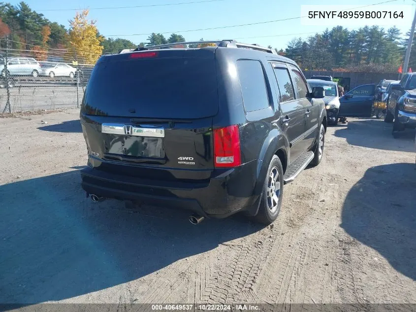 2009 Honda Pilot Touring VIN: 5FNYF48959B007164 Lot: 40649537