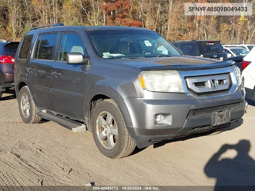 2009 Honda Pilot Exl VIN: 5FNYF48509B049433 Lot: 40685772