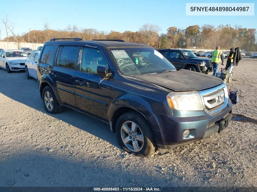 2009 Honda Pilot VIN: 5FNYE484898044987 Lot: 40888453