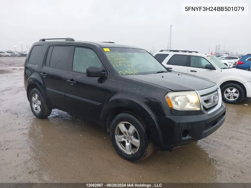 5FNYF3H24BB501079 2011 Honda Pilot