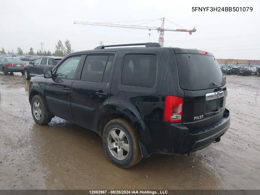 5FNYF3H24BB501079 2011 Honda Pilot