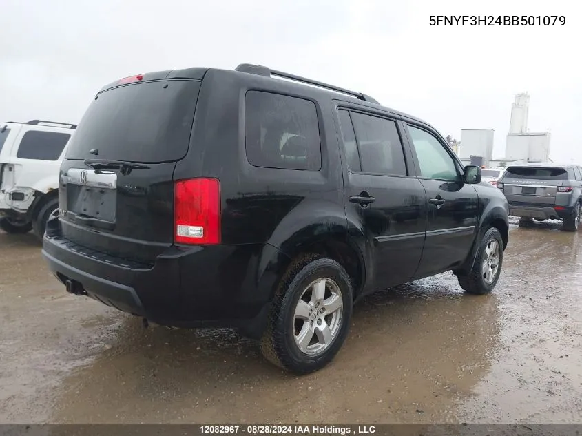 5FNYF3H24BB501079 2011 Honda Pilot