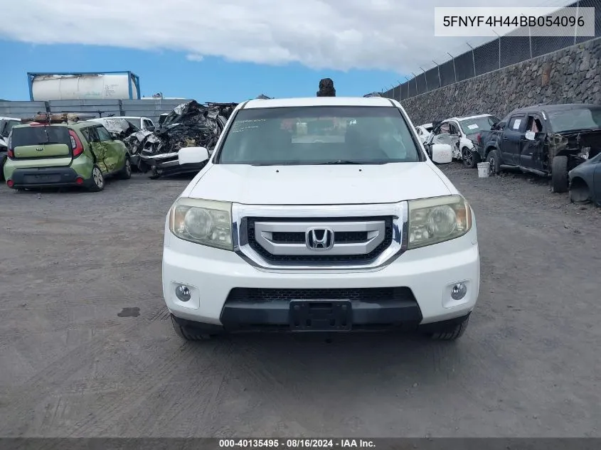 2011 Honda Pilot Ex VIN: 5FNYF4H44BB054096 Lot: 40135495