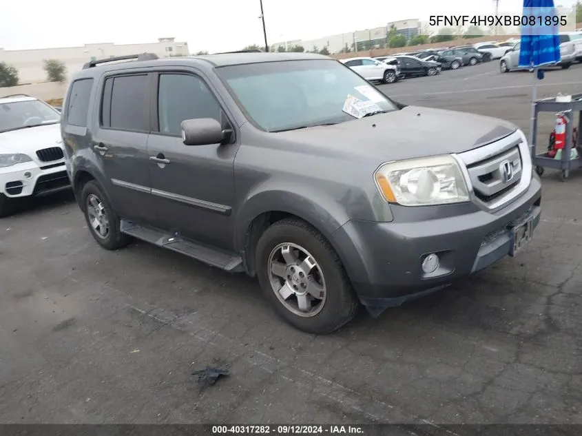 5FNYF4H9XBB081895 2011 Honda Pilot Touring