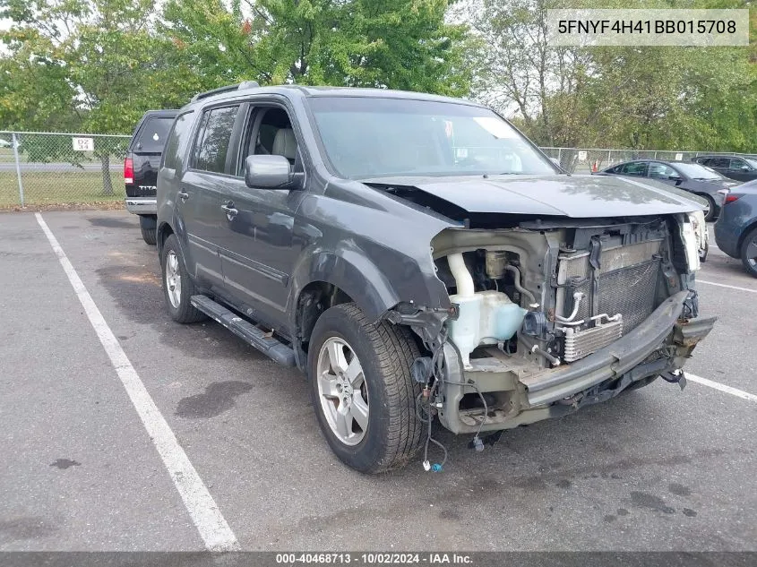 5FNYF4H41BB015708 2011 Honda Pilot Ex