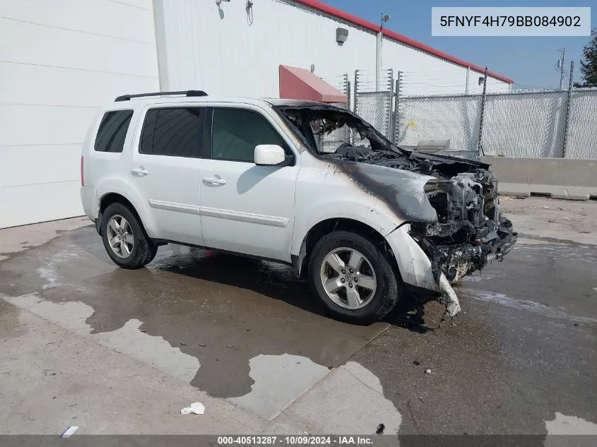 2011 Honda Pilot Ex-L VIN: 5FNYF4H79BB084902 Lot: 40513287