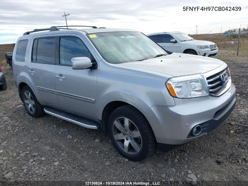 2012 Honda Pilot VIN: 5FNYF4H97CB042439 Lot: 12130824