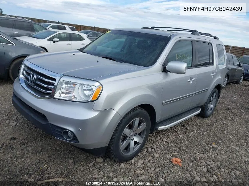 2012 Honda Pilot VIN: 5FNYF4H97CB042439 Lot: 12130824