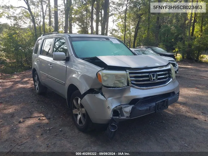 2012 Honda Pilot Touring VIN: 5FNYF3H95CB023463 Lot: 40285322