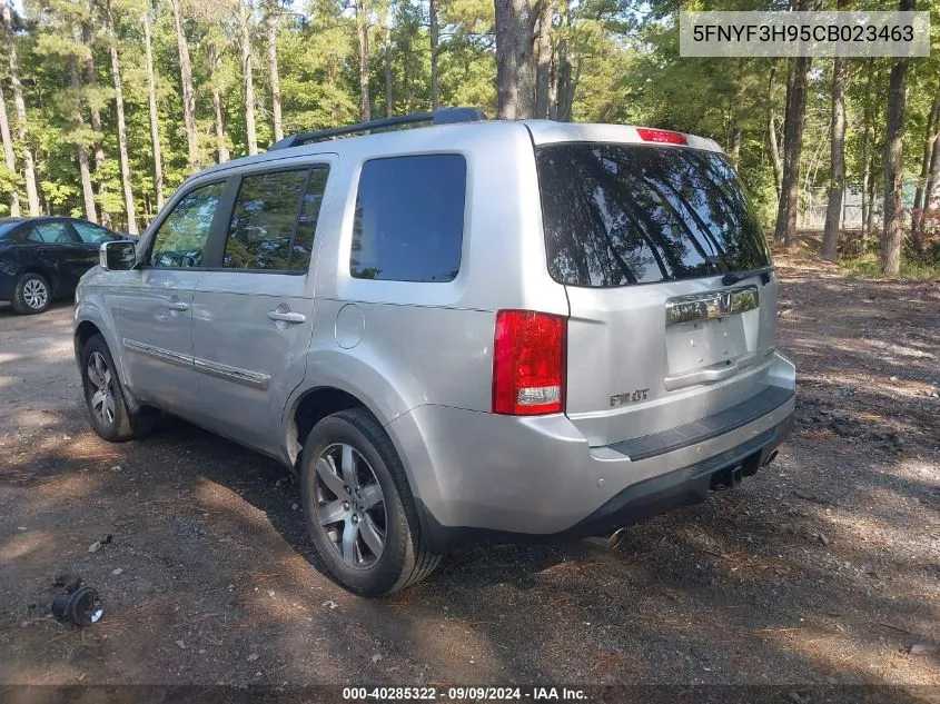 2012 Honda Pilot Touring VIN: 5FNYF3H95CB023463 Lot: 40285322