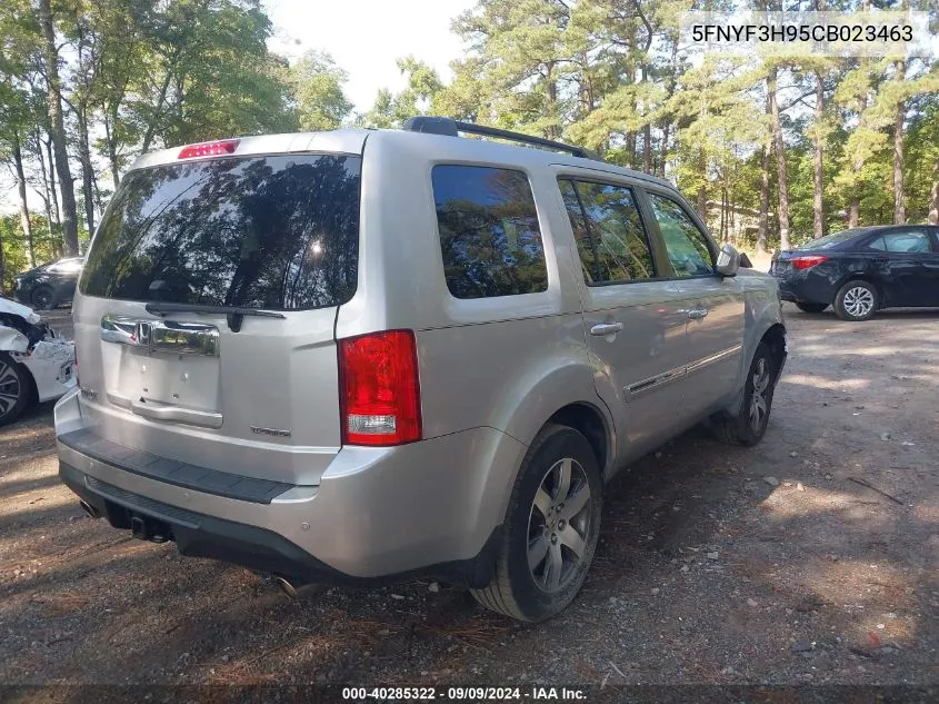 2012 Honda Pilot Touring VIN: 5FNYF3H95CB023463 Lot: 40285322