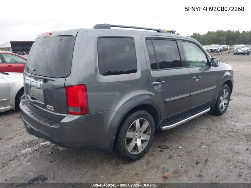 5FNYF4H92CB072268 2012 Honda Pilot Touring