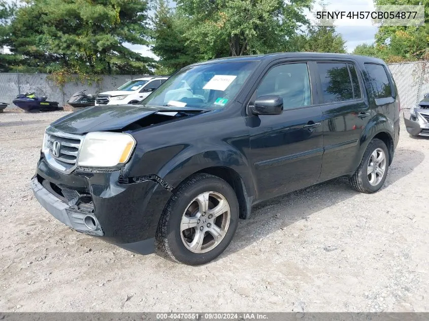 5FNYF4H57CB054877 2012 Honda Pilot Ex-L