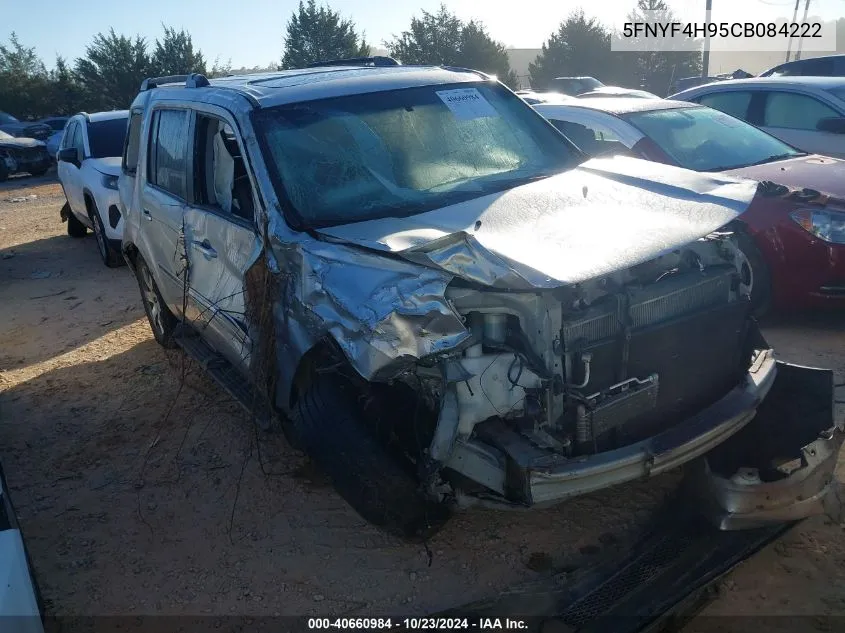 2012 Honda Pilot Touring VIN: 5FNYF4H95CB084222 Lot: 40660984