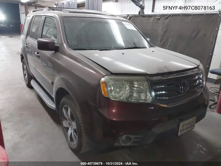 5FNYF4H97CB078163 2012 Honda Pilot Touring