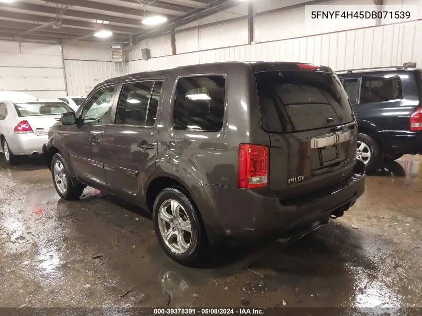 5FNYF4H45DB071539 2013 Honda Pilot Ex