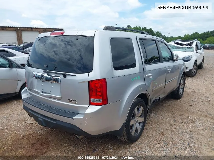 5FNYF4H9XDB069099 2013 Honda Pilot Touring