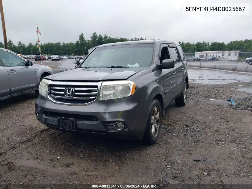 5FNYF4H44DB025667 2013 Honda Pilot Ex