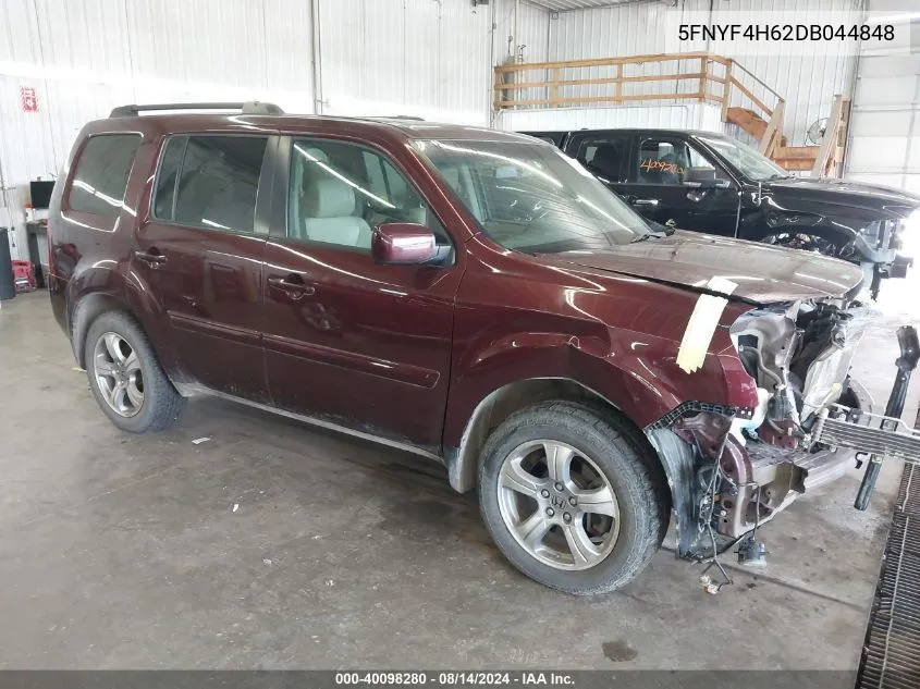 5FNYF4H62DB044848 2013 Honda Pilot Ex-L