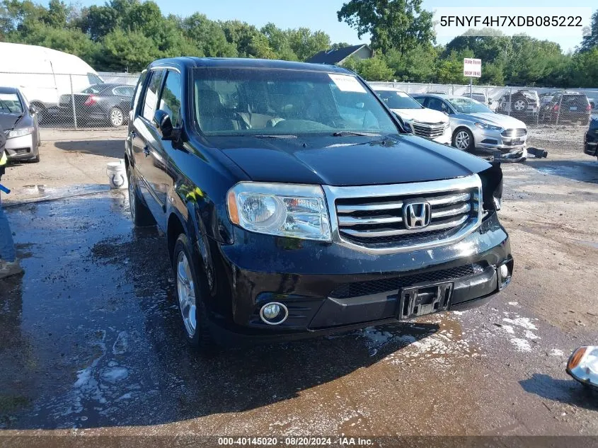 2013 Honda Pilot Ex-L VIN: 5FNYF4H7XDB085222 Lot: 40145020