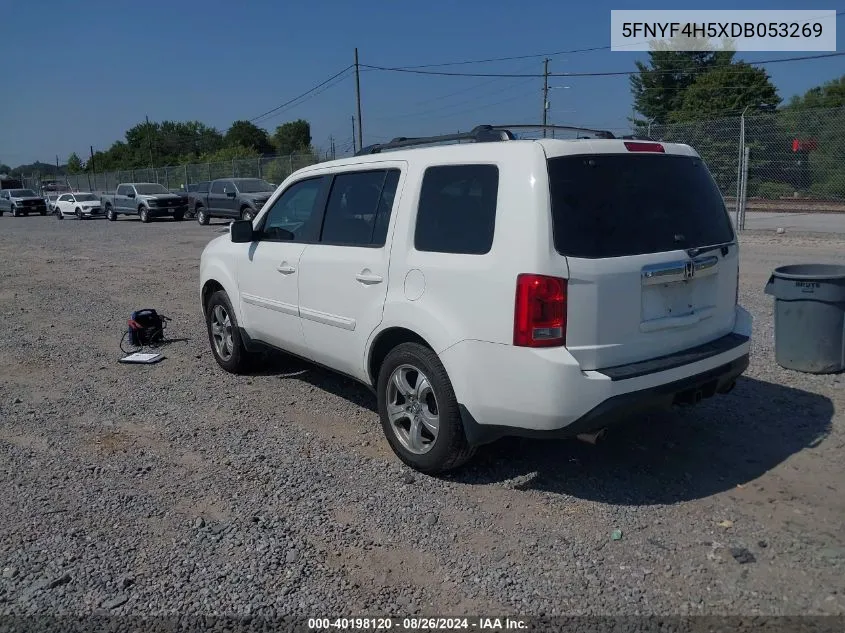 2013 Honda Pilot Ex-L VIN: 5FNYF4H5XDB053269 Lot: 40198120