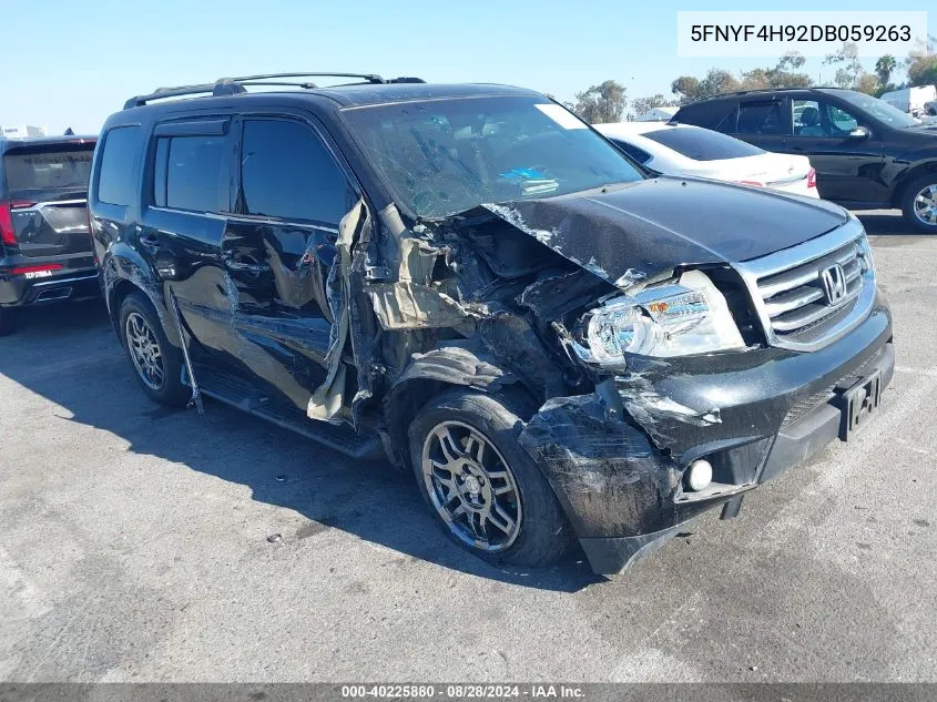 5FNYF4H92DB059263 2013 Honda Pilot Touring