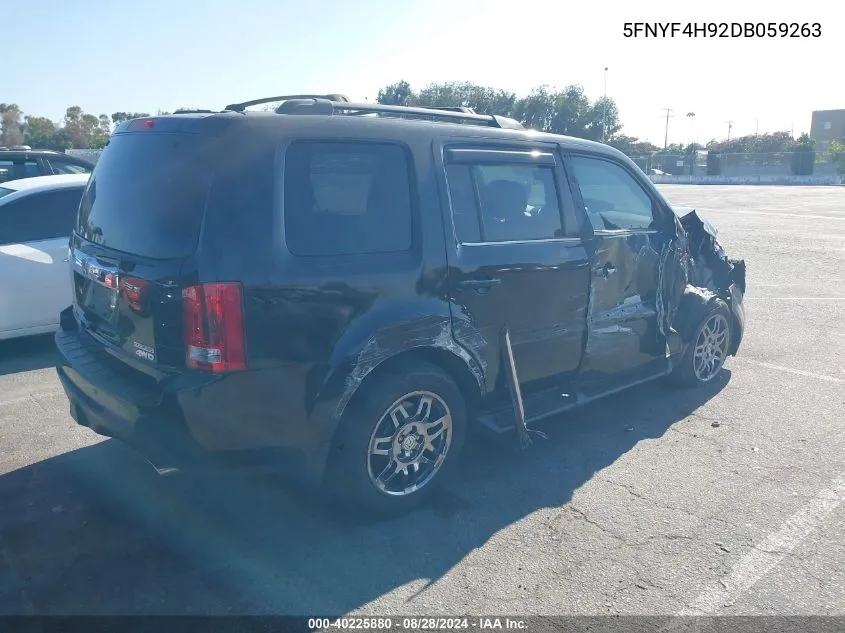 5FNYF4H92DB059263 2013 Honda Pilot Touring