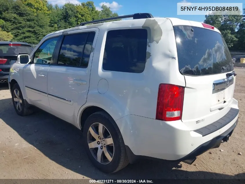 2013 Honda Pilot Touring VIN: 5FNYF4H95DB084819 Lot: 40231271