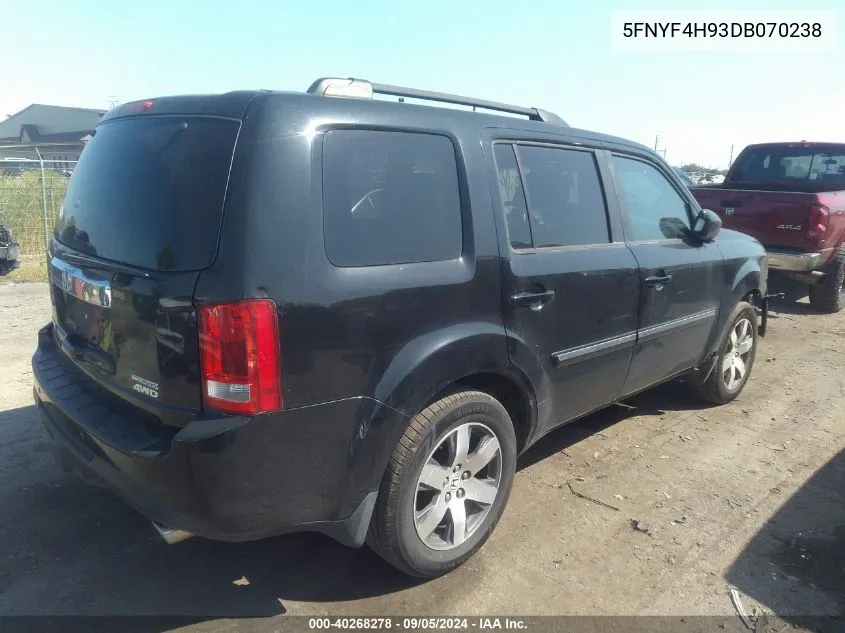 5FNYF4H93DB070238 2013 Honda Pilot Touring