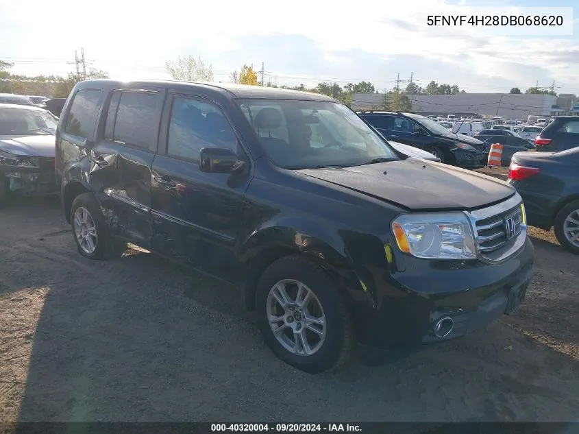 2013 Honda Pilot Lx VIN: 5FNYF4H28DB068620 Lot: 40320004