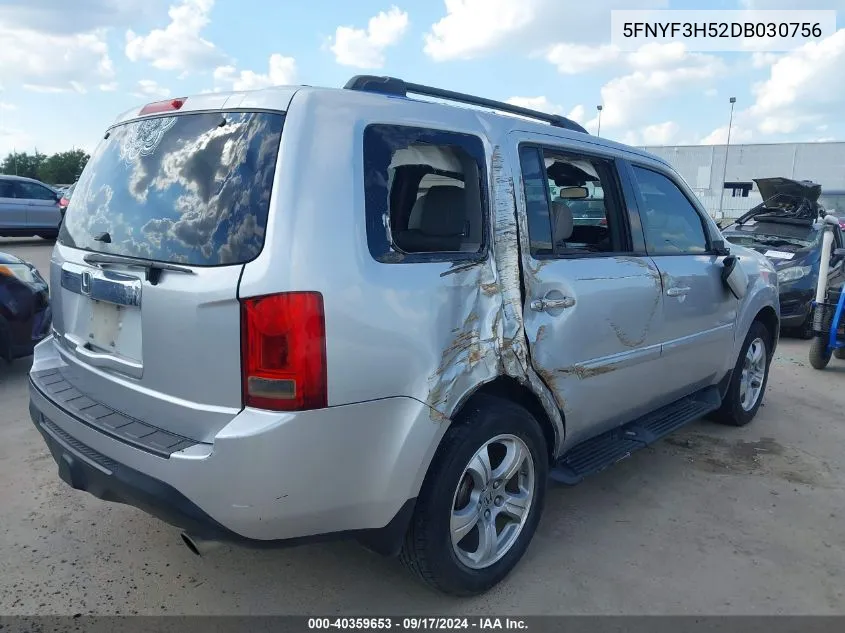 5FNYF3H52DB030756 2013 Honda Pilot Ex-L