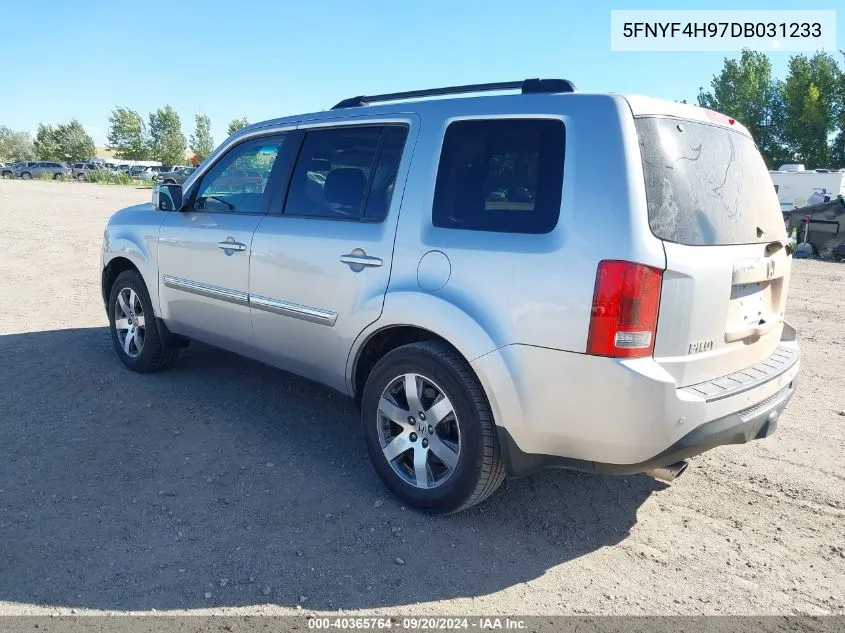 2013 Honda Pilot Touring VIN: 5FNYF4H97DB031233 Lot: 40365764