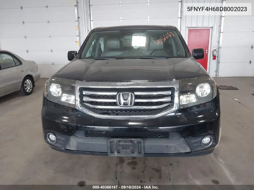 2013 Honda Pilot Ex-L VIN: 5FNYF4H68DB002023 Lot: 40366167