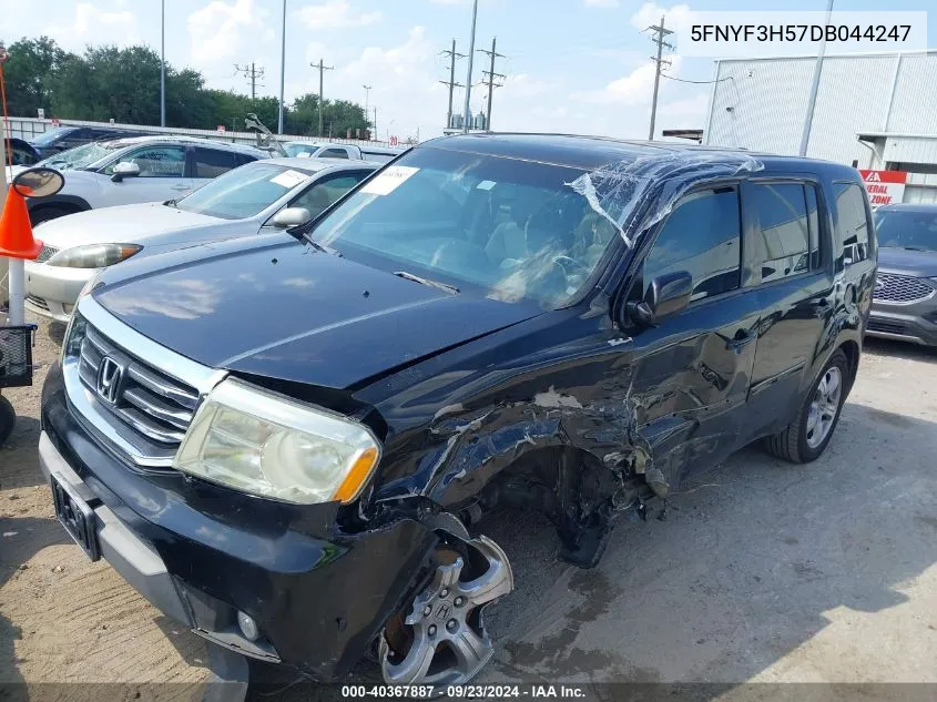 2013 Honda Pilot Ex-L VIN: 5FNYF3H57DB044247 Lot: 40367887