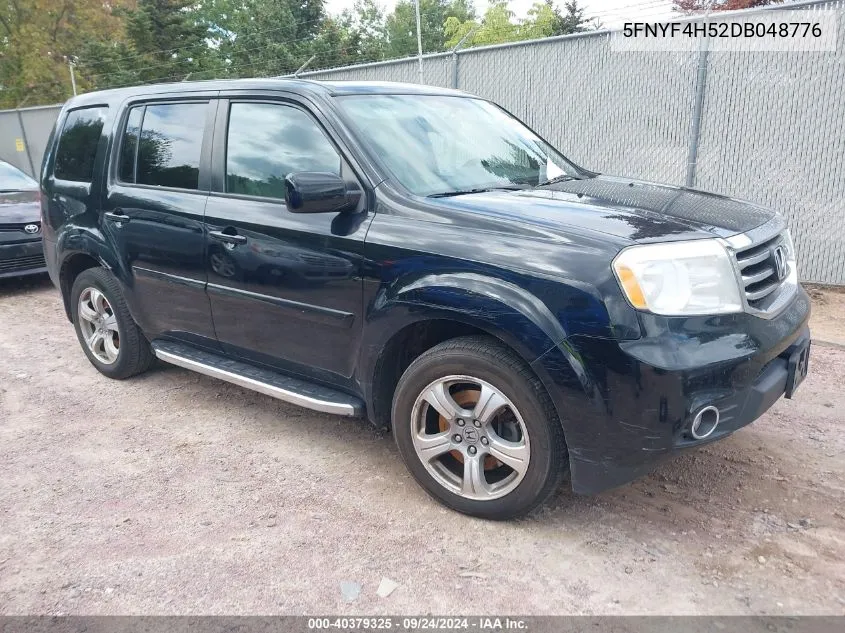 2013 Honda Pilot Ex-L VIN: 5FNYF4H52DB048776 Lot: 40379325