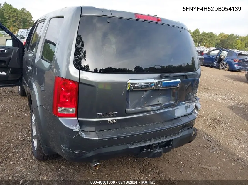 5FNYF4H52DB054139 2013 Honda Pilot Ex-L